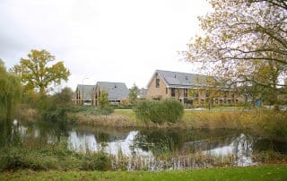 Wonen in een rijtjeshuis in het groen